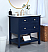 Modern Fitting 30" Single Bathroom Vanity in Blue