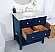 Modern Fitting 30" Single Bathroom Vanity in Blue