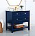 Modern Fitting 36" Single Bathroom Vanity in Blue