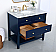 Modern Fitting 36" Single Bathroom Vanity in Blue