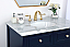 Modern Fitting 36" Single Bathroom Vanity in Blue