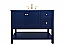 Modern Fitting 42" Single Bathroom Vanity in Blue