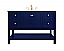 Modern Fitting 48 inch Single Bathroom Vanity in Blue