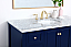 Modern Fitting 48 inch Single Bathroom Vanity in Blue