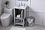 Modern Fitting 19" Single Bathroom Vanity in Grey
