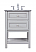 Modern Fitting 24" Single Bathroom Vanity in Grey