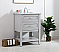Modern Fitting 24" Single Bathroom Vanity in Grey