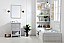 Modern Fitting 24" Single Bathroom Vanity in Grey