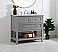 Modern Fitting 36" Single Bathroom Vanity in Grey