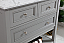 Modern Fitting 36" Single Bathroom Vanity in Grey