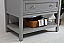 Modern Fitting 36" Single Bathroom Vanity in Grey
