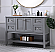 Modern Fitting 48" Single Bathroom Vanity in Grey Finish