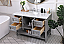 Modern Fitting 48" Single Bathroom Vanity in Grey Finish