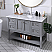 Modern Fitting 48" Single Bathroom Vanity in Grey Finish