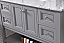 Modern Fitting 48" Single Bathroom Vanity in Grey Finish
