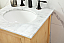 Modern Fitting 19" Single Bathroom Vanity in Natural Wood