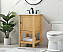 Modern Fitting 24" Single Bathroom Vanity in Natural Wood