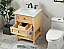 Modern Fitting 24" Single Bathroom Vanity in Natural Wood