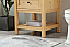 Modern Fitting 24" Single Bathroom Vanity in Natural Wood