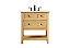 Modern Fitting 30" Single Bathroom Vanity in Natural Wood