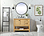 Modern Fitting 42" Single Bathroom Vanity in Natural Wood