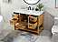 Modern Fitting 48" Single Bathroom Vanity in Natural Wood