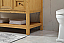 Modern Fitting 48" Single Bathroom Vanity in Natural Wood
