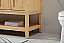 Modern Fitting 60" Double Bathroom Vanity in Natural Wood