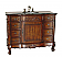 Adelina 45 inch Vintage Bathroom Vanity Black Granite Countertop