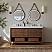 60" Double Bathroom Vanity in Chestnut Oak Finish with Alpine White Quartz Top