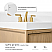 30" Bath Vanity Set in American Oak Finish with Alpine White Quartz Top