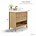 30" Bath Vanity Set in American Oak Finish with Alpine White Quartz Top