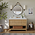 42" Single Bathroom Vanity in American Oak Finish with Alpine White Quartz Top