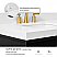 42" Bath Vanity Set in Black Oak Finish with Alpine White Quartz Top
