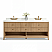 72" Double Bathroom Vanity in American Oak Finish with Alpine White Quartz Top