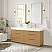 72" Free-standing Double Bath Vanity in Washed Ash Grey with White Integrated Stone Sink Top