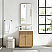 30" Single Sink Bath Vanity in Washed Ash Grey with White Grain Composite Stone Top