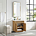 30" Single Sink Bath Vanity in Washed Ash Grey with White Grain Composite Stone Top