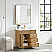 36" Single Sink Bath Vanity in Washed Ash Grey with White Grain Composite Stone Top