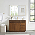  48" Single Sink Bath Vanity in Natural Walnut with White Grain Composite Stone Top