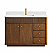  48" Single Sink Bath Vanity in Natural Walnut with White Grain Composite Stone Top