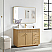  48" Single Sink Bath Vanity in Washed Ash Grey with White Grain Composite Stone Top