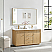  60M" Double Sink Bath Vanity in Washed Ash Grey with White Grain Composite Stone
