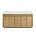 72" Double Sink Bath Vanity in Washed Ash Grey with White Grain Composite Stone Top