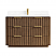 48" Single Sink Bath Vanity in Oak Light Walnut with White Grain Composite Stone Top