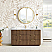 60" Single Sink Bath Vanity in Oak Light Walnut with White Grain Composite Stone Top