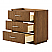  36" Single Bathroom Vanity in Toasted Walnut, with Countertop Options and Hardware Option
