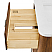  36" Single Bathroom Vanity in Toasted Walnut, with Countertop Options and Hardware Option