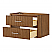 36" Single Wall Mounted Bathroom Vanity in Toasted Walnut, with Countertop Options and Hardware Option