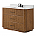  48" Single Bathroom Vanity in Toasted Walnut, with Countertop Options and Hardware Option